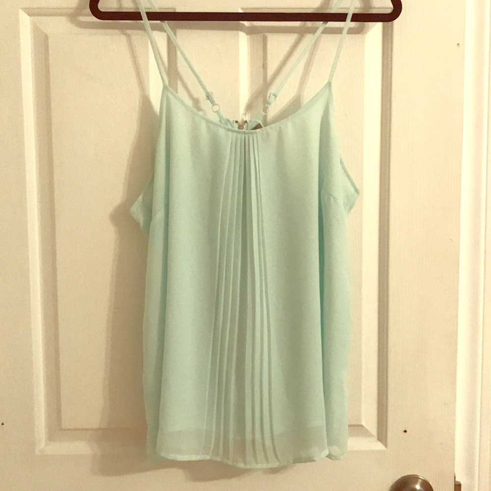 Vero Moda mint green flowy tank